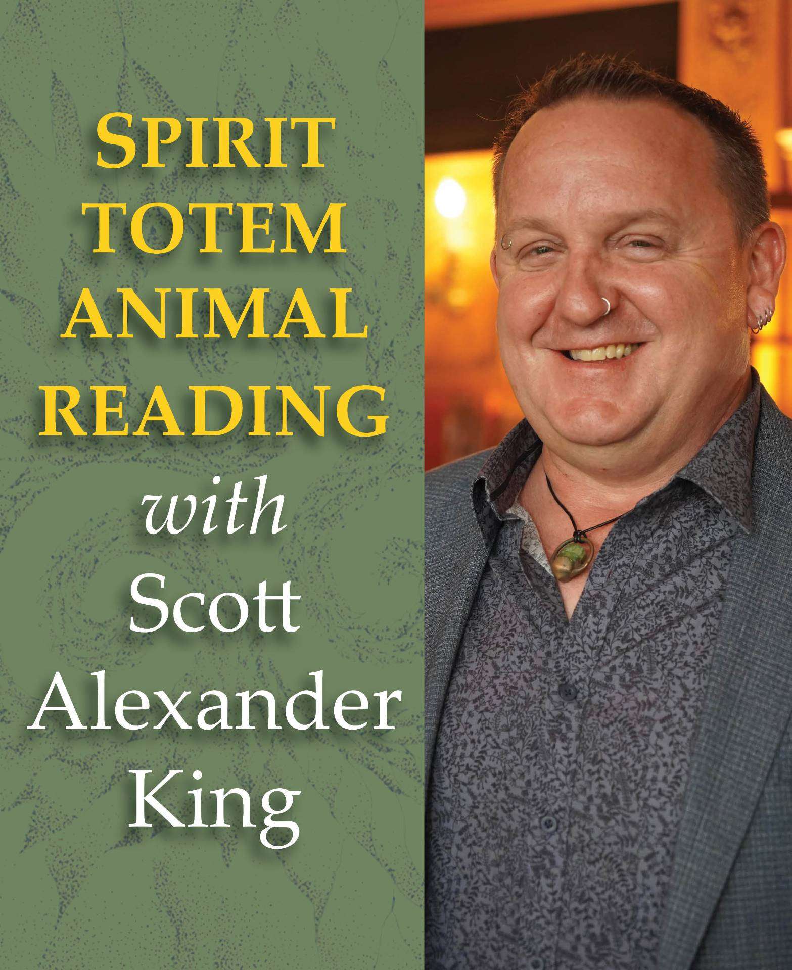 Book a SPIRIT TOTEM ANIMAL READING with Scott